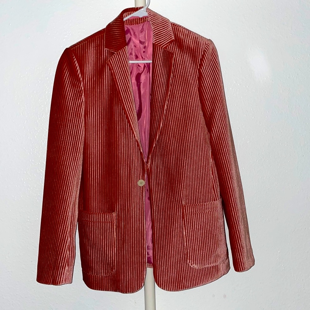 ASOS, oversized large cord blazer